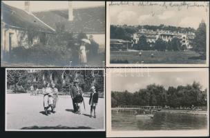 12 db régi, balatoni lap, főleg Balatonkenese