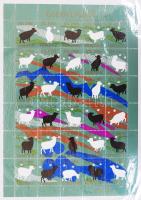 Foroyar 1986 30 db-os karácsonyi levélzáró kisív