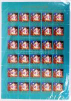 Foroyar 1987 30 db-os karácsonyi levélzáró kisív