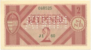 1938.01.16. 2P MINTA perforációval, tervezet, nem került forgalomba T:hajtatlan, sarokkopás/saroktör...
