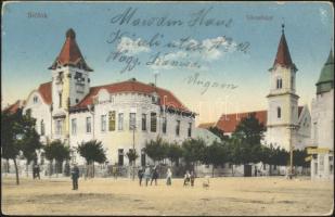 Siófok Városháza, takarékszövetkezet, Divald & Monostory