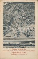 Berzava building of the valley closing wall to the railroad, the master builder is János Lenarduzzi