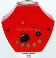 Asztali japán óra, felhúzós, működik, m:24 cm