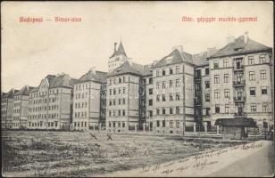 Budapest VIII. MÁV Gépgyár munkásgyarmat, Simor utca (EB)