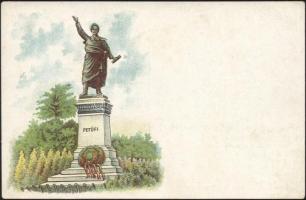 Budapest V. Petőfi-szobor, Nestlé gyermekliszt reklám a hátoldalon