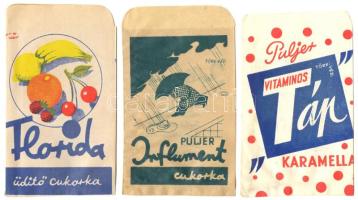 3 db reklám zacskó / commercial bags