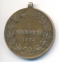 1873. December 2. "Hadiérem" I.Ferenc József Br katonai érdemérem szalag nélkül T:3/3-
187...