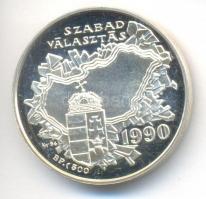 Kiss György (1943-) 1994. "Dr. Antall József/Szabad Választás 1990" Ag(0.500) emlékérem (1...