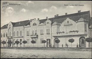 Békéscsaba Szent István tér, takarékpénztár, So.Stpl