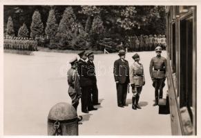 1940 Armistice at Compiégne, French delegation by the rail carriage