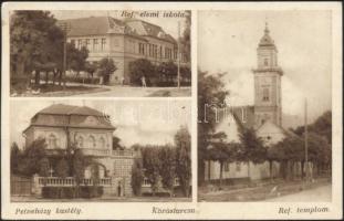 Köröstarcsa Petneházy kastély, Református templom és iskola