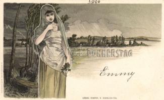 Donnerstag, Art Nouveau litho s: H. Fründt