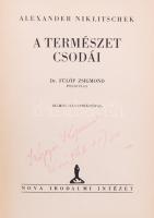 Alexander Niklitschek: A természet csodái. Ford. dr. Fülöp Zsigmond. Bp., 1942, Nova Irodalmi Intéze...