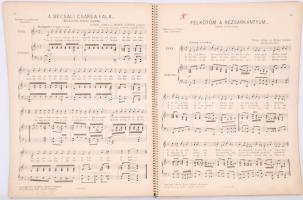 Húzzad cigány 66 válogatott magyar nóta kottafüzet. Nádor Kálmán kiadása