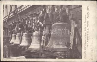 Venice St. Mark Basilica, the "Opening of the 5 Bells" on the bell tower (1909) (EK)