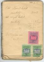 1945-1946 Forgalmiadó-könyv (megtelt)