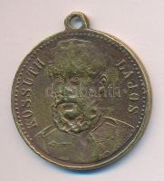 1894. Emlékérem Kossuth Lajos halálának emlékére, Br emlékmedál (33mm), a hátlapi szövegben hiba! "NEKED ÉLNI KELL Ó HON DICSŐ KORSZAK LÁNGLEKŰ ALKOTÓJA. SZÜLETETT 1802 SZEPT. 16, MEGHALT 1894 MÁR. 20 T:3
