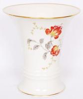 Rosenthal váza, kézzel festett, jelzett, hibátlan, m: 17 cm, d:16 cm