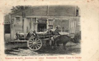 Bourdoucs sur voiture / Caucasian folklore, winebag carriage (fl)