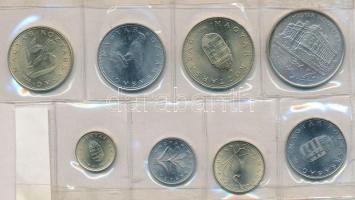 1993. 1Ft-200Ft 8db klf, forgalmi sor(házilag csomagolt), közte 200ft Ag "MNB" T:1,2