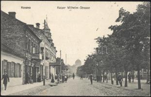 Kaunas, Kowno Wilhelm street, Hotel Metropol (small tear)