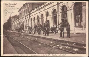 Kaunas, Kowno railway station (small tear)