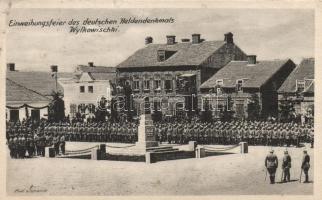 Vilkaviskis, Wylkowyszki German military monument inauguration