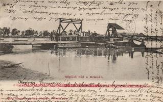 Siklós, repülő híd a Dráván (Rb)