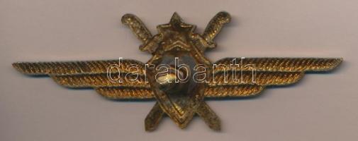 1975. zománcozott 2. osztályos repülőgépvezető jelvény, felcsavarozható T:2
1975. second class pilot...