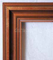 Modern hibátlan fakeret, belső: 24×30, külső: 34×40 cm