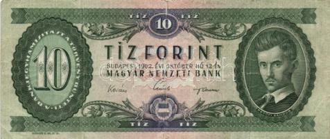 1947. 10Ft T:III- + 1957. 10Ft + 1962. 10Ft + 1969. 10Ft (3x) T:II-,III