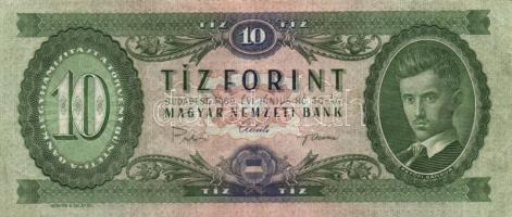1947. 10Ft T:III- + 1957. 10Ft + 1962. 10Ft + 1969. 10Ft (3x) T:II-,III