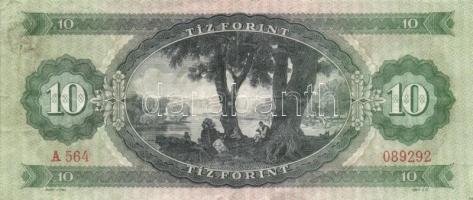1947. 10Ft T:III- + 1957. 10Ft + 1962. 10Ft + 1969. 10Ft (3x) T:II-,III