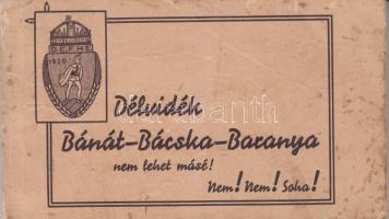 18 darabos régi, a Történelmi Magyarországról területéről városképes képeslapfüzet, irredenta kiadás, pinx. Lamoss