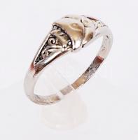 Szecessziós stílusú fém gyűrű, méret:54