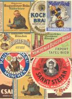 15 db régi sörcímke / beer labels