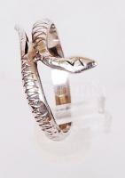 Ezüst (Ag.) kígyót formázó gyűrű, összesen, s:1,9 g / Silver ring