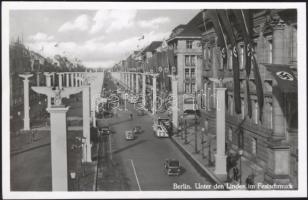 Berlin Unter den Linden in festive decoration