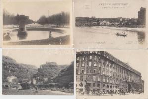 5 db régi, külföldi képeslap, négy ukrán (Harkov) és egy orosz (Kislovodsk az Ármány és Szerelem Vára) / 5 pieces postcards, four Ukrainian (Kharkiv) and one Russian (Kislovodsk-Castle of Intrigue and Love)