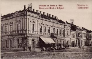 Bród Jelacic square, Grand Hotel, Café and Restaurant