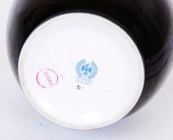 Szász Endre után Hollóházi porcelán váza, jelzett, hibátlan / Hollohaza chinaware vase 24 cm