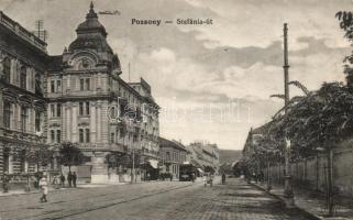 Pozsony Stefánia street Shop of Liebel Ernő (EK)