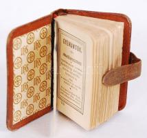 Gyémántok. Imakönyvecske. Aranyozott egészbőr kötésű minikönyv