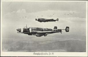 Military WWII, Luftwaffe aeroplane, Junkers Ju 86