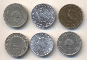 1894. 10f + 1915. 10f alpakka + 1938. 10f + 1947. 10f + 1965. 10f + 1992. 10f T:1-,2,2-