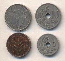 Belgium 1902. 10c + 1903. 5c + 1922. 1Fr + Palesztina 1943. 1M T:2,2-
Belgium 1902. 10 centimes + 19...