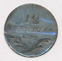 Ausztria 1795A 12Kr Ag T:2- Austria 1795A 12 Kreutzer Ag C:VF