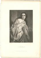 1864 Adelheid, acélmetszet. Forrás: Friedrich Pecht: Goethe-Galerie. Charaktere aus Goethes Werken. Gezeichnet von Friedrich Pecht und Arthur von Ramberg, Fünfzig Blätter in Stahlstich mit erläuterndem Texte von Friedrich Pecht. Leipzig, 1864, F. A. Brockhaus. 28x20cm