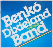 cca 1990 Benkó Dixieland Band zenekart ismertető angol nyelvű prospektus, továbbá Benkó Sándor és má...