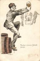 Studentika, selmeci diákélet, s: Bartha L. (EB)